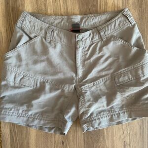 The North Face Women's Dark Grey Hiking Shorts Size 8